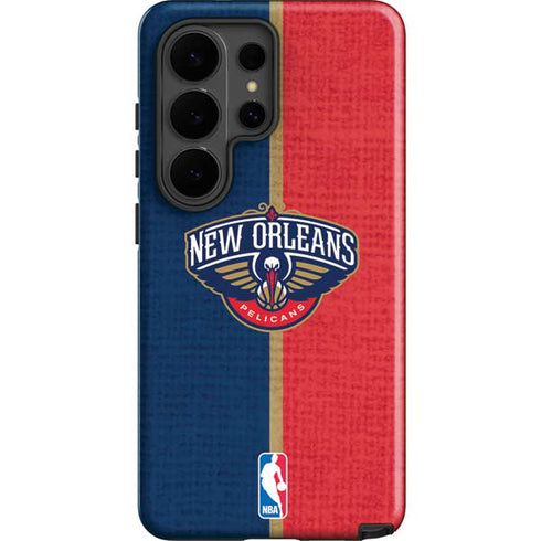 NBA New Orleans Pelicans Canvas Galaxy S26 Ultra Impact Case