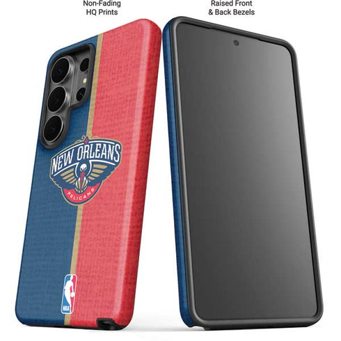 NBA New Orleans Pelicans Canvas Galaxy S26 Ultra Impact Case