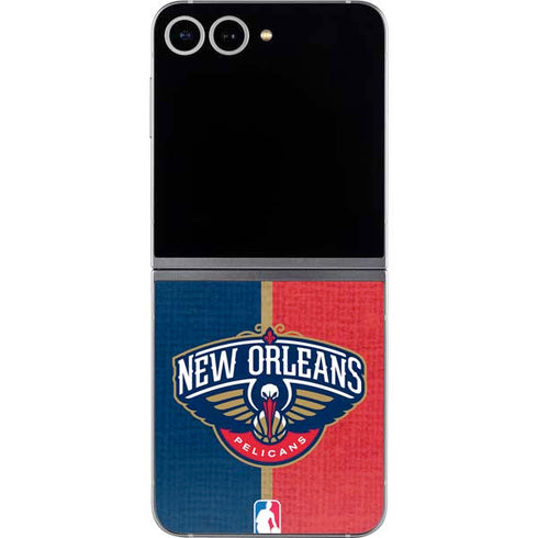 NBA New Orleans Pelicans Canvas Galaxy Z Flip6 Skin