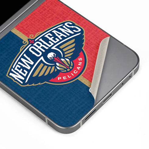 NBA New Orleans Pelicans Canvas Galaxy Z Flip6 Skin