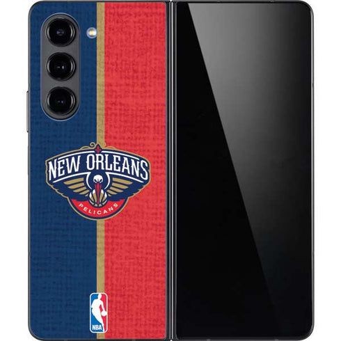 NBA New Orleans Pelicans Canvas Galaxy Z Fold5 5G Skin