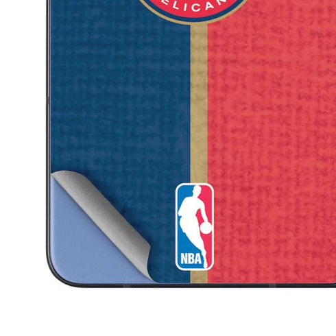 NBA New Orleans Pelicans Canvas Galaxy Z Fold5 5G Skin