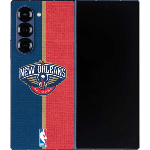 NBA New Orleans Pelicans Canvas Galaxy Z Fold6 Skin