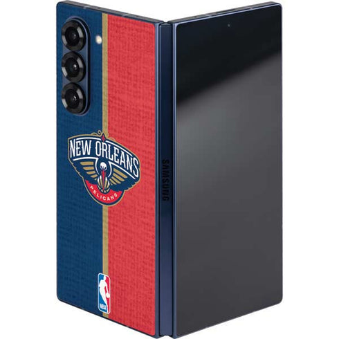 NBA New Orleans Pelicans Canvas Galaxy Z Fold6 Skin