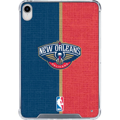NBA New Orleans Pelicans Canvas iPad 11th Gen (2025) Clear Case