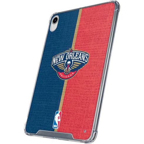 NBA New Orleans Pelicans Canvas iPad 11th Gen (2025) Clear Case