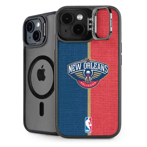 NBA New Orleans Pelicans Canvas iPhone 14 Kickstand Case