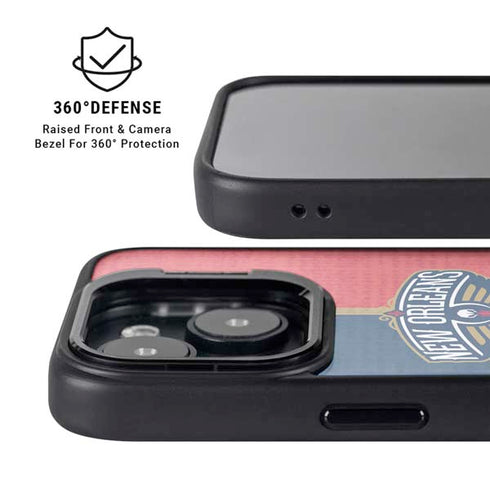 NBA New Orleans Pelicans Canvas iPhone 14 Plus Kickstand Case