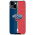 NBA New Orleans Pelicans Canvas iPhone 15 Clear Case