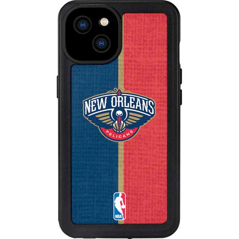 NBA New Orleans Pelicans Canvas iPhone 15 Plus Waterproof Case
