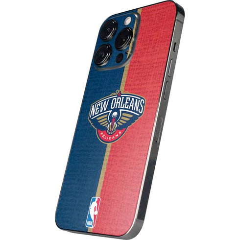 NBA New Orleans Pelicans Canvas iPhone 15 Pro Max Skin
