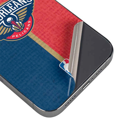 NBA New Orleans Pelicans Canvas iPhone 15 Pro Max Skin