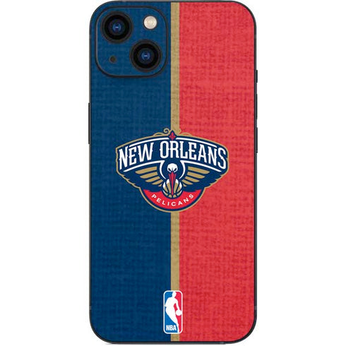 NBA New Orleans Pelicans Canvas iPhone 15 Skin