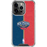 NBA New Orleans Pelicans Canvas iPhone 16 Pro Clear Case