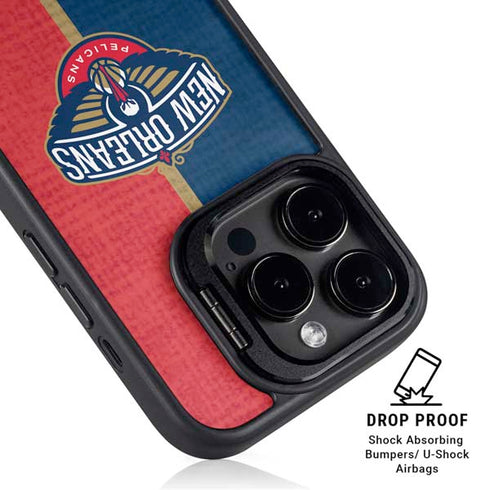 NBA New Orleans Pelicans Canvas iPhone 16 Pro Kickstand Case