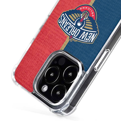 NBA New Orleans Pelicans Canvas iPhone 16 Pro MagSafe Case