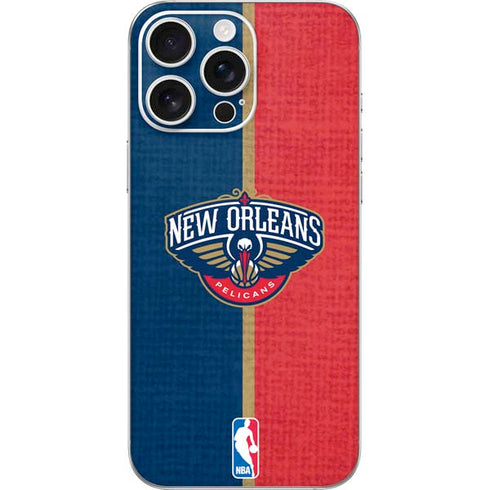 NBA New Orleans Pelicans Canvas iPhone 16 Pro Max Skin
