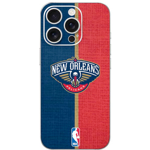 NBA New Orleans Pelicans Canvas iPhone 16 Pro Skin