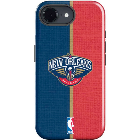 NBA New Orleans Pelicans Canvas iPhone 16e Impact Case