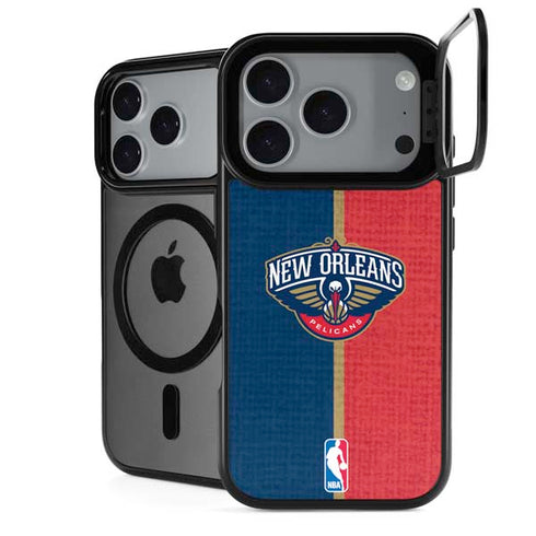 NBA New Orleans Pelicans Canvas iPhone 18 Pro Kickstand Case