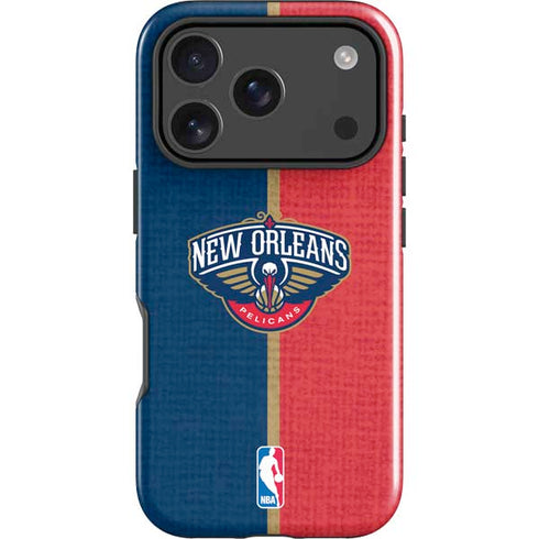 NBA New Orleans Pelicans Canvas iPhone 18 Pro Max Impact Case