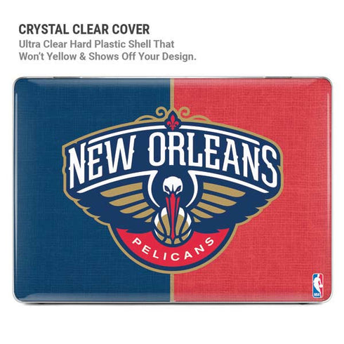 NBA New Orleans Pelicans Canvas MacBook Pro 14in (2021-24) Case plus Skin