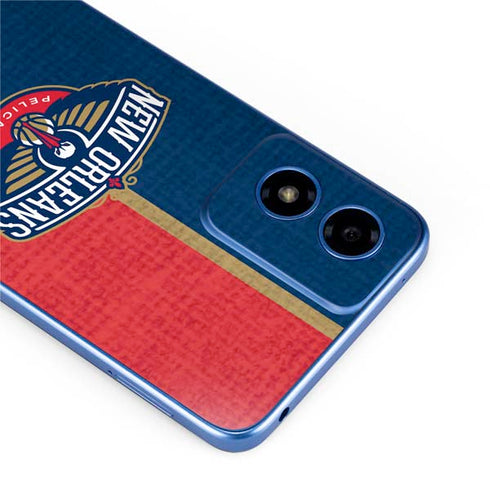 NBA New Orleans Pelicans Canvas Moto G Play 4G (2024) Skin