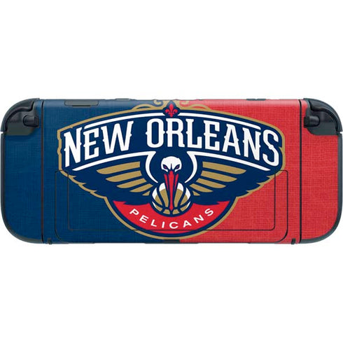 NBA New Orleans Pelicans Canvas Nintendo Switch 2 (2025) with Joy-Con Skin