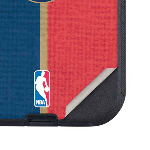 NBA New Orleans Pelicans Canvas Otterbox Defender iPhone Skin