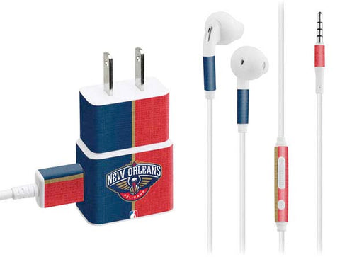 NBA New Orleans Pelicans Canvas Phone Charger Skin