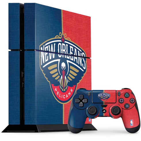 NBA New Orleans Pelicans Canvas PlayStation PS4 Skins