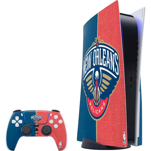 NBA New Orleans Pelicans Canvas PlayStation PS5 Skins