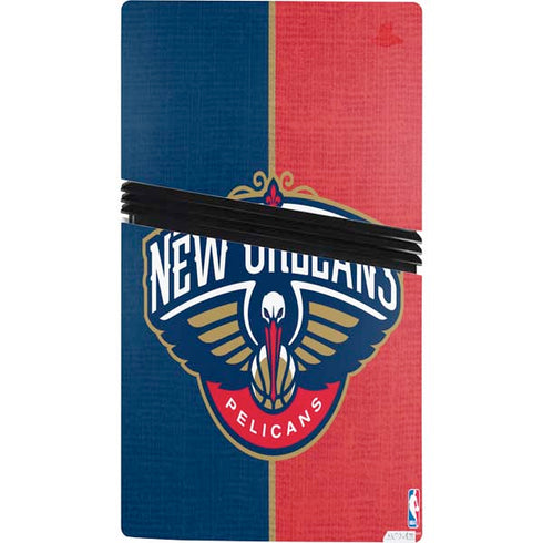 NBA New Orleans Pelicans Canvas PS5 Pro Console Skin