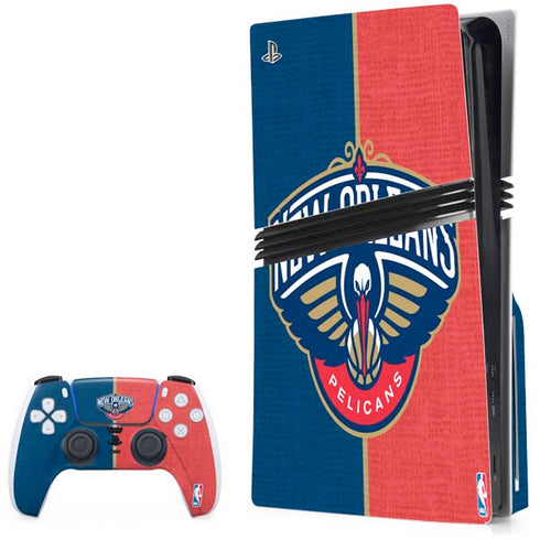 NBA New Orleans Pelicans Canvas PlayStation PS5 Skins