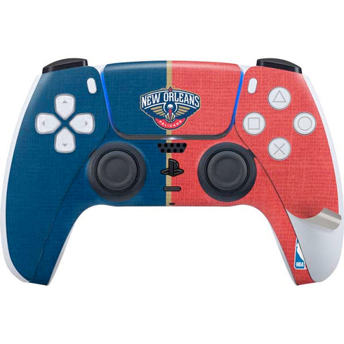 NBA New Orleans Pelicans Canvas PS5 Pro Disk Bundle Skin