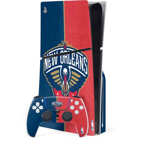 NBA New Orleans Pelicans Canvas PlayStation PS5 Skins