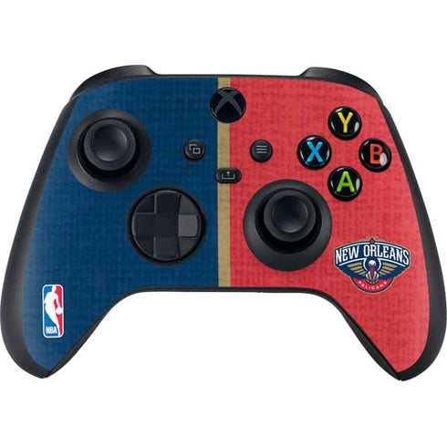 NBA New Orleans Pelicans Canvas Xbox Series X Bundle Skin