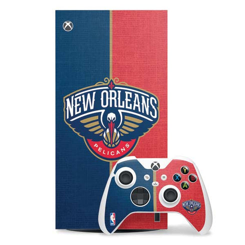 NBA New Orleans Pelicans Canvas Xbox Series X Skins