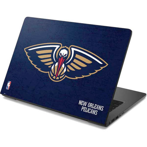 NBA New Orleans Pelicans Distressed Dell Chromebook Skin
