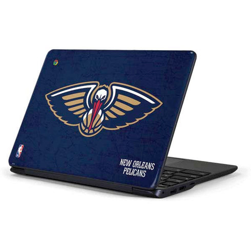 NBA New Orleans Pelicans Distressed Samsung Chromebook Skin
