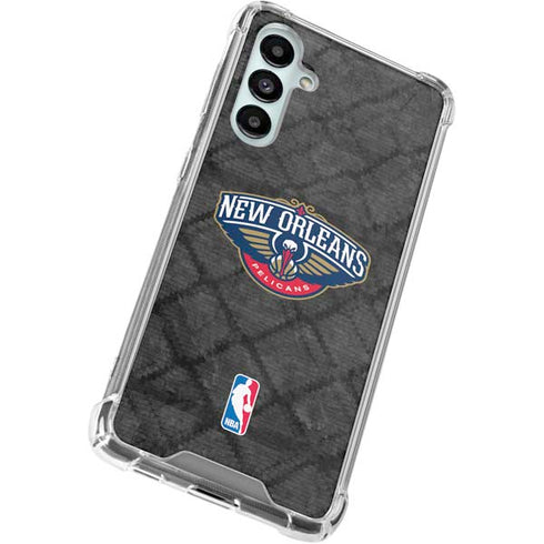 NBA New Orleans Pelicans Dark Rust Galaxy A16 5G Clear Case