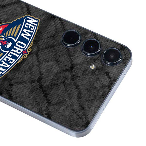 NBA New Orleans Pelicans Dark Rust Galaxy A35 5G Skin