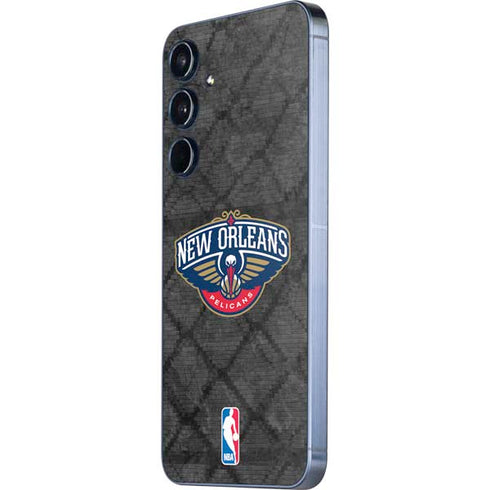 NBA New Orleans Pelicans Dark Rust Galaxy A55 5G Skin