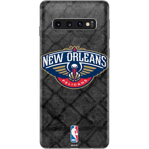 NBA New Orleans Pelicans Dark Rust Galaxy S10 Skin