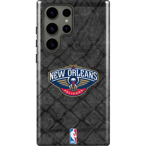 NBA New Orleans Pelicans Dark Rust Galaxy S23 Ultra Pro Case