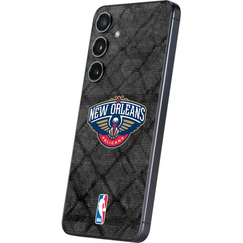 NBA New Orleans Pelicans Dark Rust Galaxy S25 Plus Skin