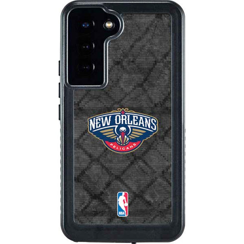 NBA New Orleans Pelicans Dark Rust Galaxy S24 Plus Waterproof Case