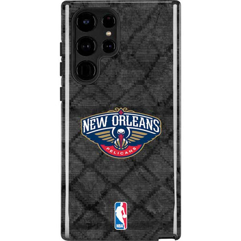NBA New Orleans Pelicans Dark Rust Galaxy Cases