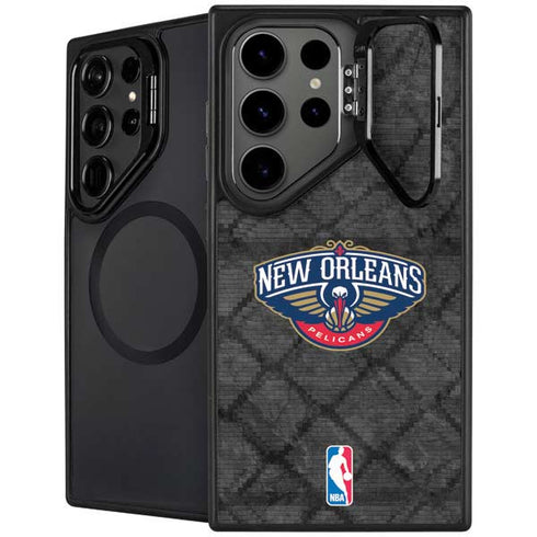 NBA New Orleans Pelicans Dark Rust Galaxy Cases