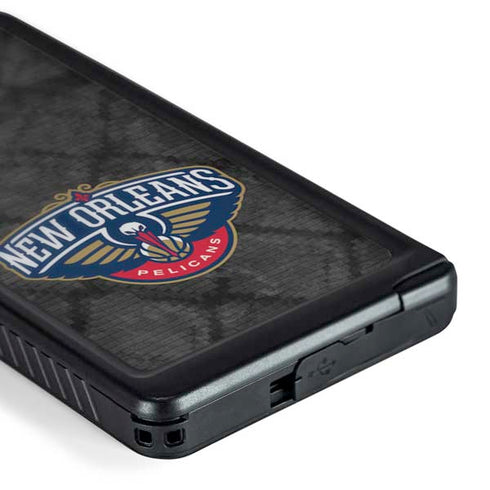 NBA New Orleans Pelicans Dark Rust Galaxy S24 Ultra Waterproof Case